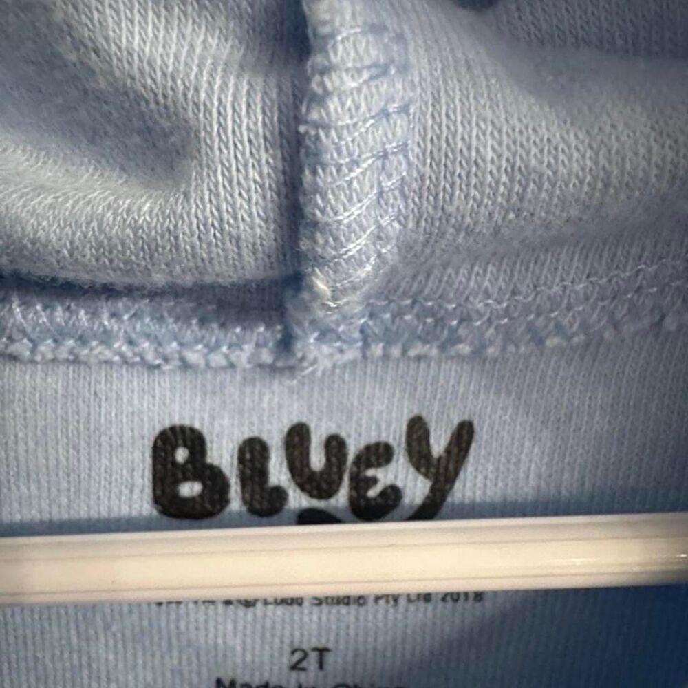 Bluey Blue Robe - Picture 2 of 3
